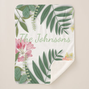 Tropenfloral Sherpadecke