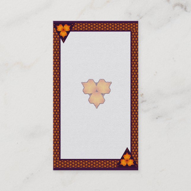 Tropenfloral Visitenkarte (Vorderseite)