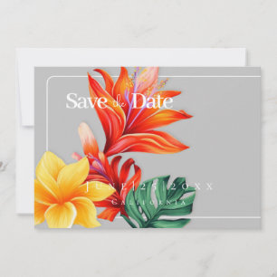 Tropenflorale Save the Date
