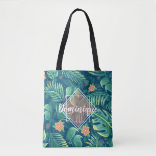 Tropenfolienmuster Personalisierter Totbeutel Tasche