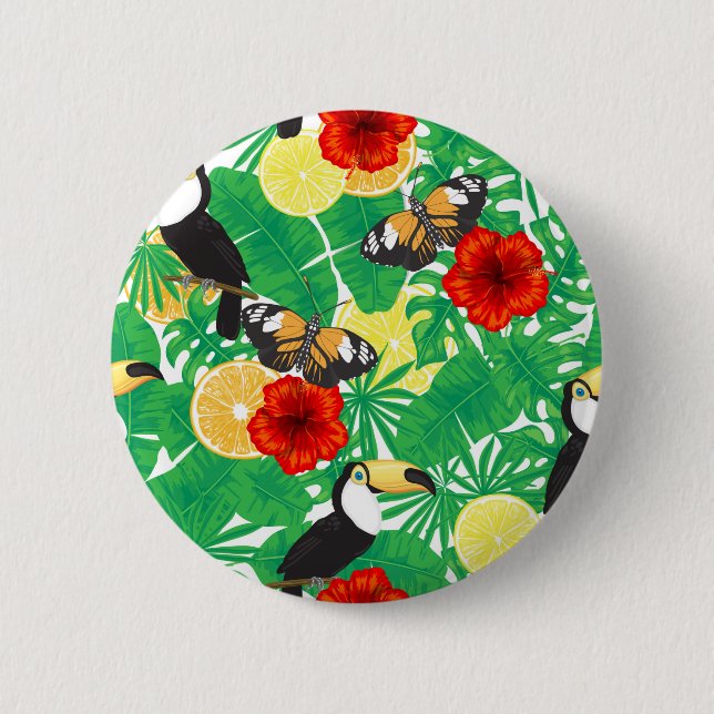 Tropengarten Button (Vorderseite)