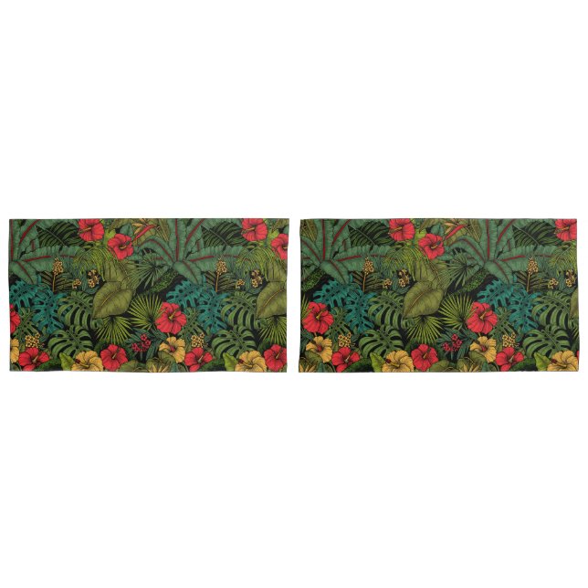 Tropengarten Kissenbezug (Vorderseite-Set)
