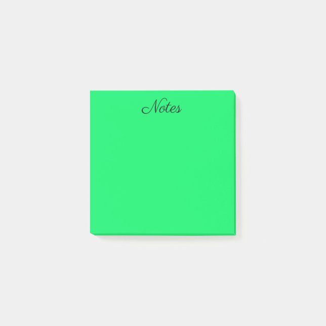 Tropengrün Post-it Klebezettel (Vorderseite)