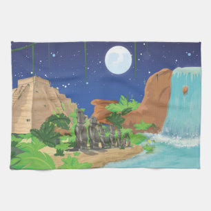 Tropeninsel Handtuch