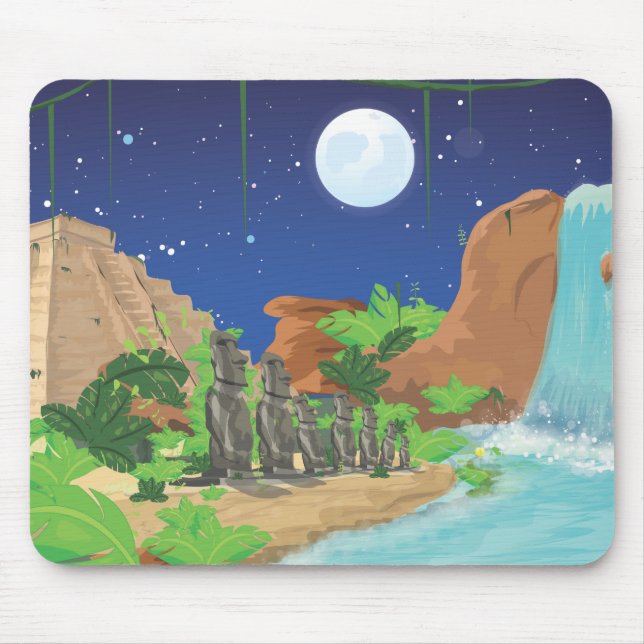Tropeninsel Mousepad (Vorne)