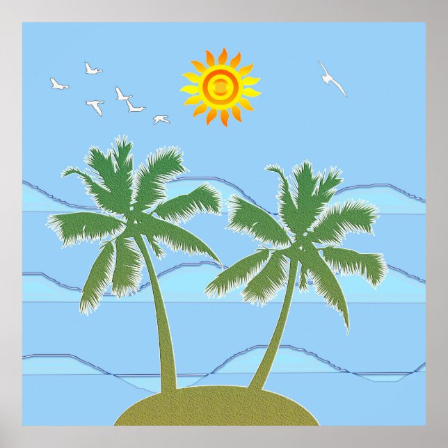 Tropeninsel Poster (Vorne)