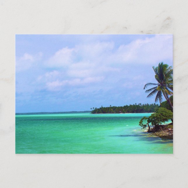 Tropeninsel Postkarte (Vorderseite)