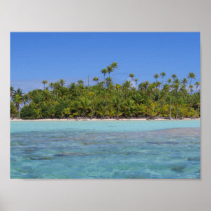 Tropeninsel Rangiroa Poster