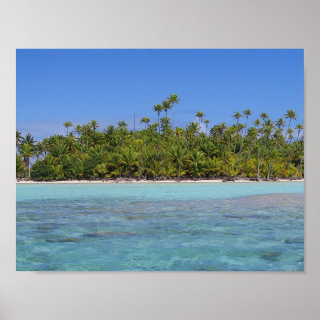 Tropeninsel Rangiroa Poster (Vorne)