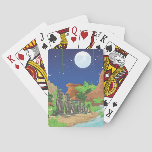 Tropeninsel Spielkarten (Rückseite)