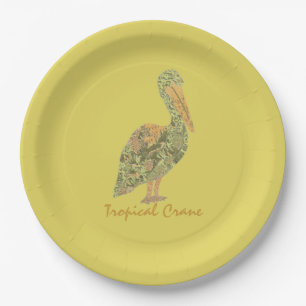 Tropenkrane Pappteller