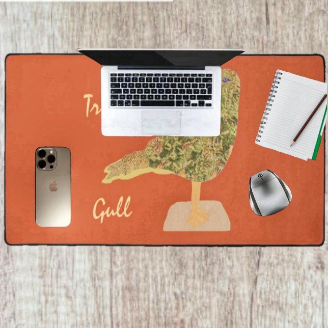 Tropenmöwe Schreibtischunterlage (The colorful designs in this Tropical Gull Desk Mat, match the colors in a fall season!)