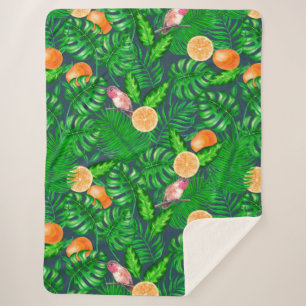 Tropenmuster, Kolibris Sherpadecke