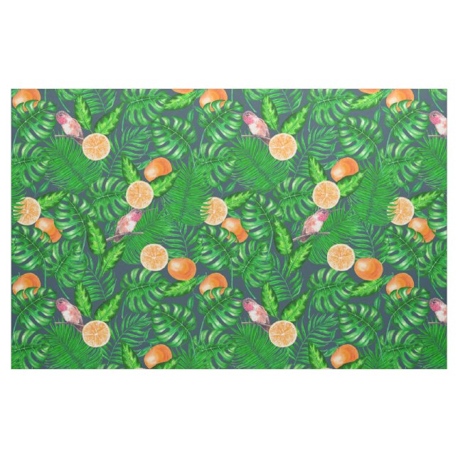 Tropenmuster, Kolibris Stoff (Fat Quarter (45,7 x 55,9 cm))