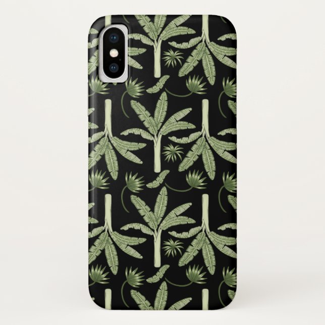 Tropenpalmen nahtlos Case-Mate iPhone hülle (Rückseite)