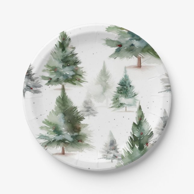 Tropenpapagei Pappteller (Vorderseite)