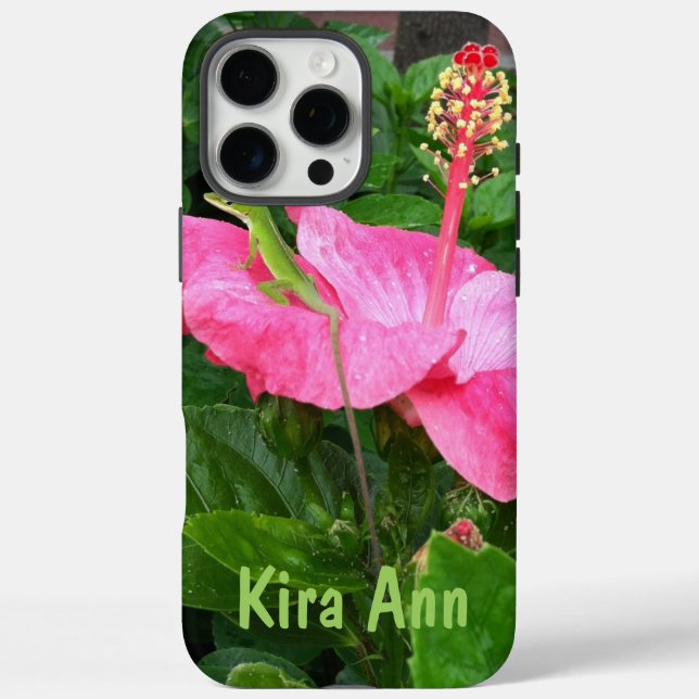 Tropenrosa Hibisken Blume Foto Custom title_seo2 (Rückseite)