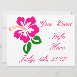 Tropenrosa Hibiskus Blume Thunder_Cove