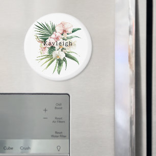 Tropenrosa Orchid-Blume Magnet