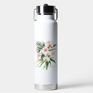Tropenrosa Orchid-Blume Trinkflasche