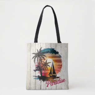 Tropenrosa Segelpalmen Tasche