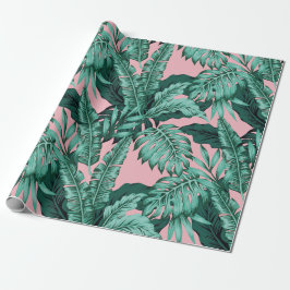 Tropenrosa Wrapping Paper Geschenkpapier