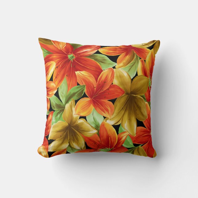 Tropenschrift Kissen (Vorderseite)