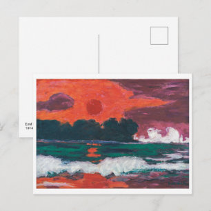 Tropensonne Emil Nolde Postkarte