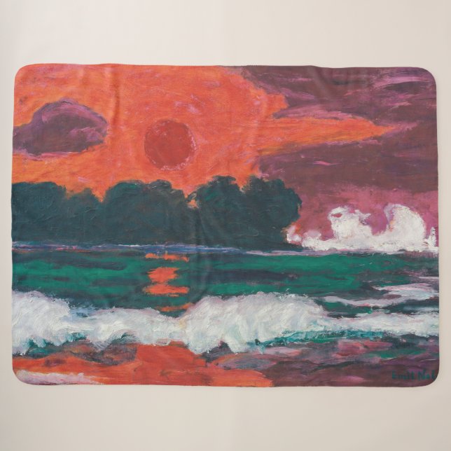 Tropensonne | Emil Nolde | Sherpadecke (Vorderseite (Horizontal))