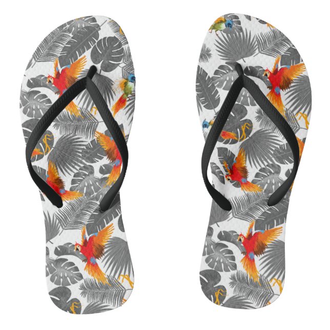 Tropenvögel Flip Flops (Fußbett)