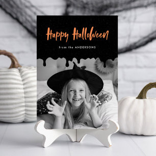 TropfblumenHalloween-Fotokarte