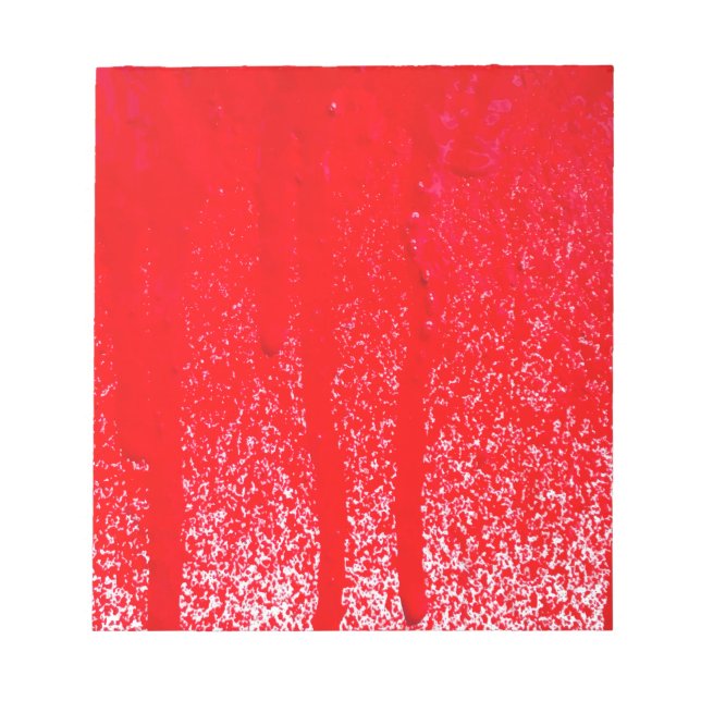 Tropfblut Notizblock (Vorderseite)