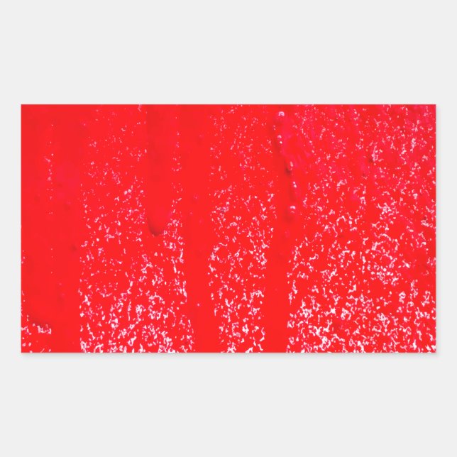 Tropfblut Rechteckiger Aufkleber (Vorderseite)