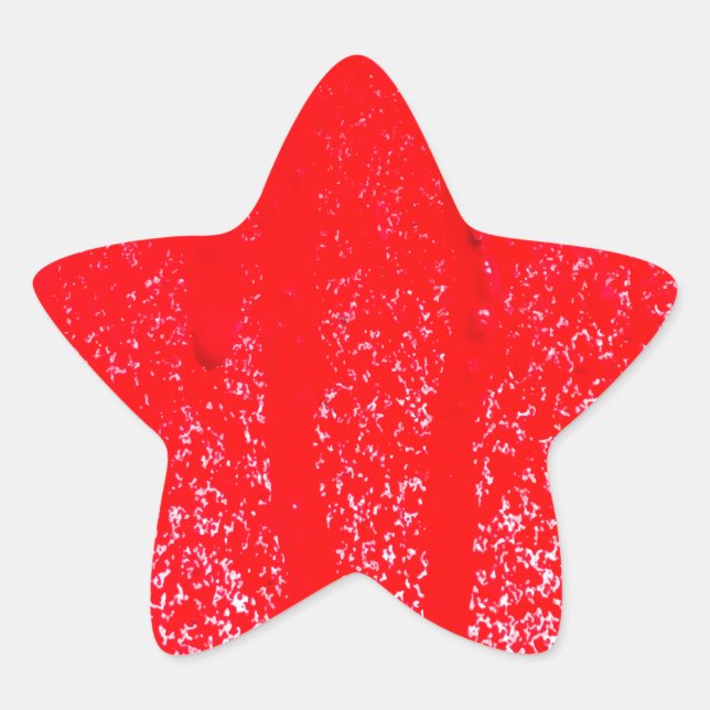 Tropfblut Stern-Aufkleber (Vorderseite)