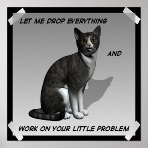 Tropfen alles Plakat