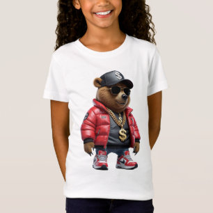 Tropfen Bear: King of the Street Style Dschungel T-Shirt