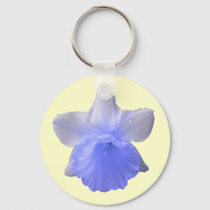 Tropfen Daffodil Blue Schlüsselanhänger