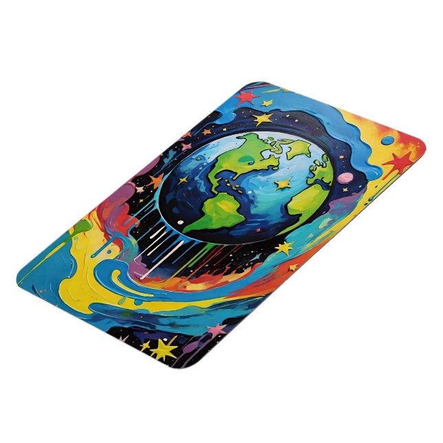 Tropfen der Erde Magnet (Linke Seite)