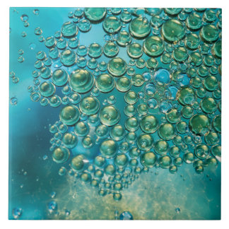 Tropfen des Blaus Fliese