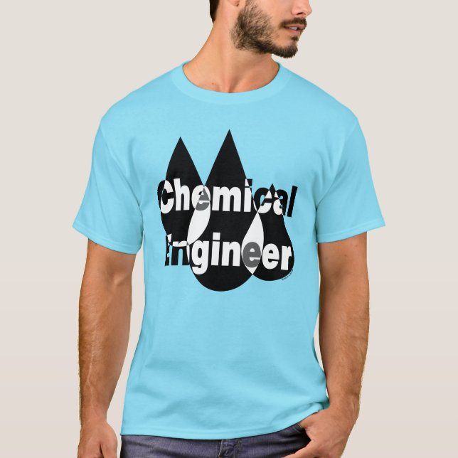 Tropfen des Chemieingenieurs T-Shirt (Vorderseite)