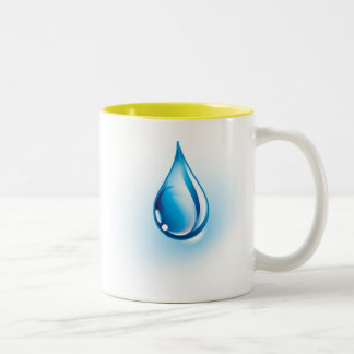 Tropfen des Sonnenscheins Zweifarbige Tasse