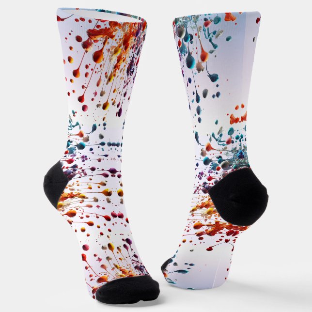 TROPFEN DROP SPRITZER VON REALEN SOCKS GESTEUERT SOCKEN (Gewinkelt)
