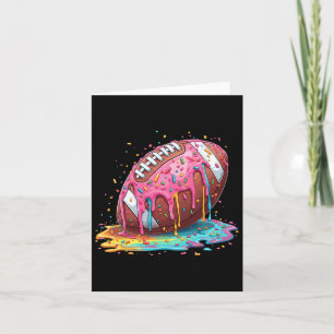 Tropfen für Lineman Wr Qb Rb Eiscreme Sprung Karte