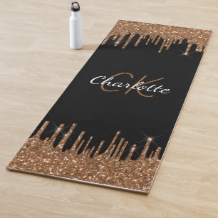 Tropfen für Schwarzes Gold, elegant Yogamatte
