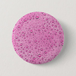 Tropfen heißrosa Wasser Button