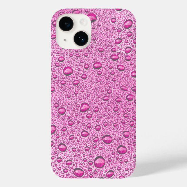 Tropfen heißrosa Wasser Case-Mate iPhone 14 Hülle (Rückseite)
