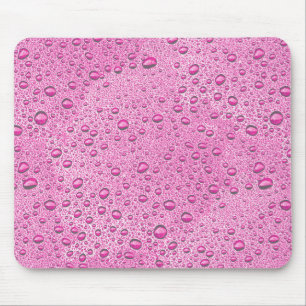 Tropfen heißrosa Wasser Mousepad