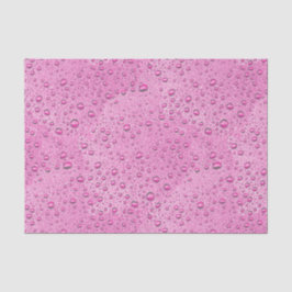 Tropfen heißrosa Wasser Seidenpapier
