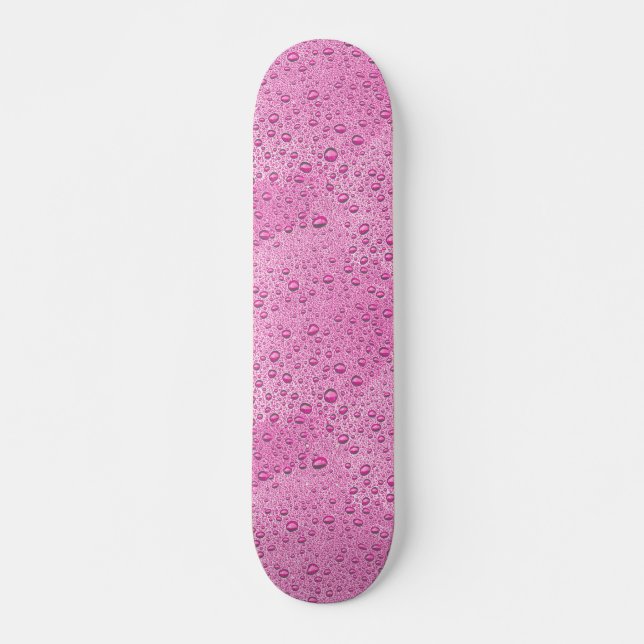 Tropfen heißrosa Wasser Skateboard (Vorne)