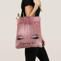 Tropfen in Rose Gold Glitzer Pink Tropfen Lashes